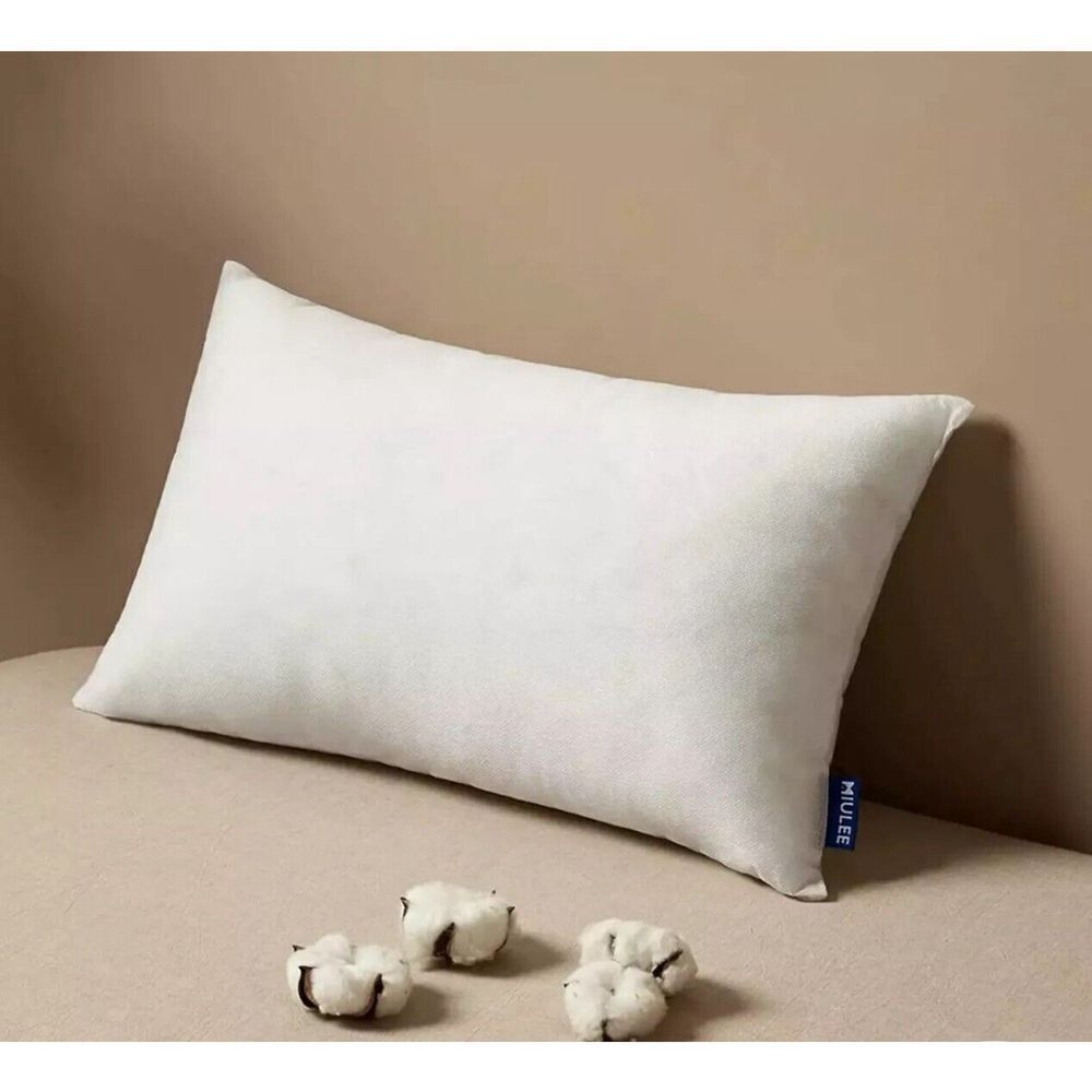 MIULEE Throw Pillow Insert Hypoallergenic Premium Pillow Stuffer Sham Rectangle